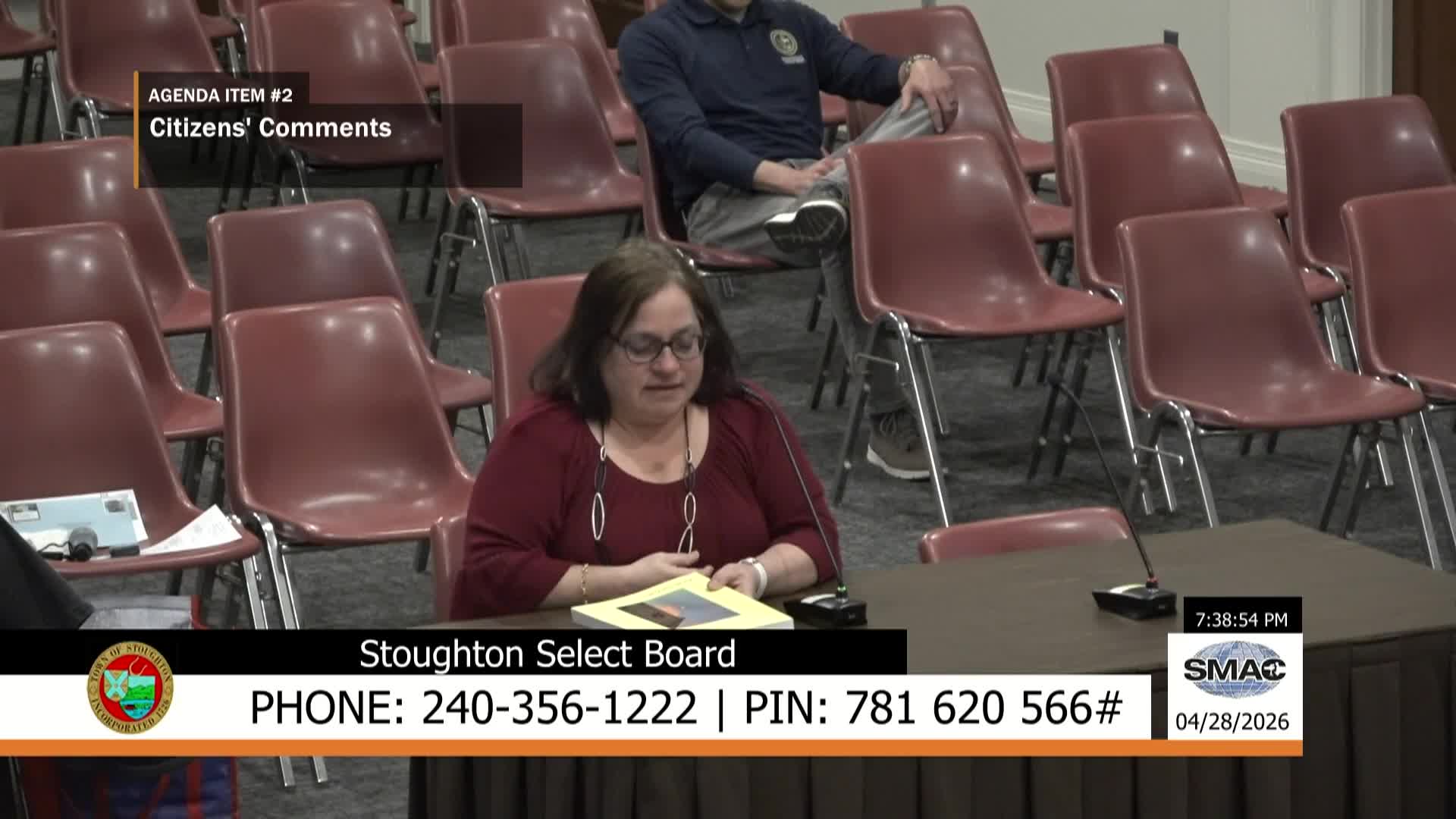 Audio Hurdles Muffle Public Comment as Select Board Reviews South School Fiscal Strategy